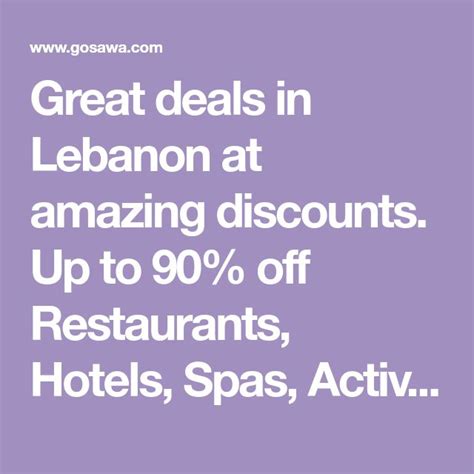 Discount Deals for Hotels, Restaurants, Spas.